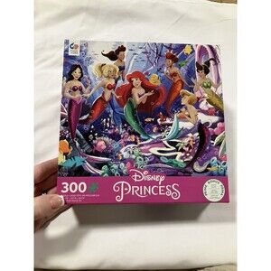 Disney The Little Mermaid 300 Piece Cozy Jigsaw Puzzle Princess Ceaco - Complete